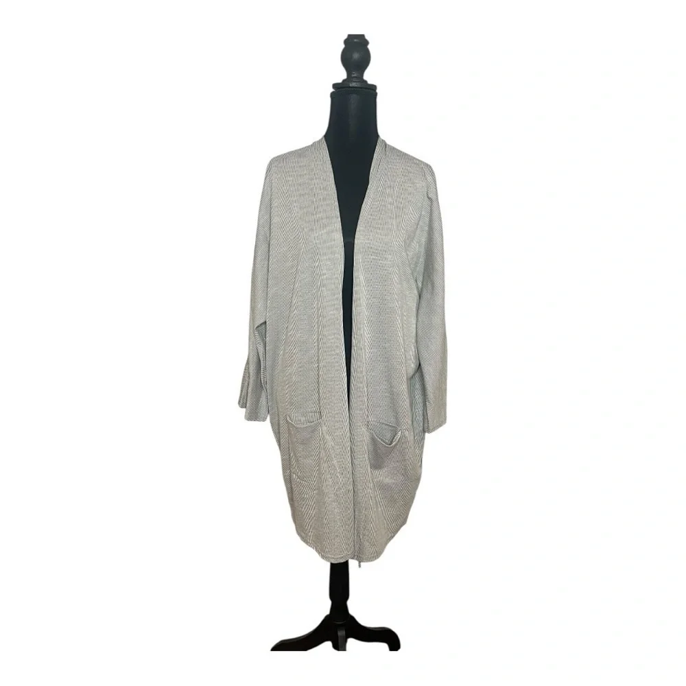 Anthropologie DONNI Sandwash Open Front Ribbed Cardigan NWT